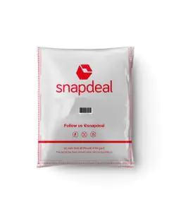 Snapdeal, 52 Micron, Opaque,  PL08, Flapseal, Security Bag, 16in x 18in + 2in, Pack of 500